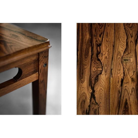 Image 1 of Table basse scandinave vintage en bois de rose par Rasmus Solberg pour S Møbler, 1960