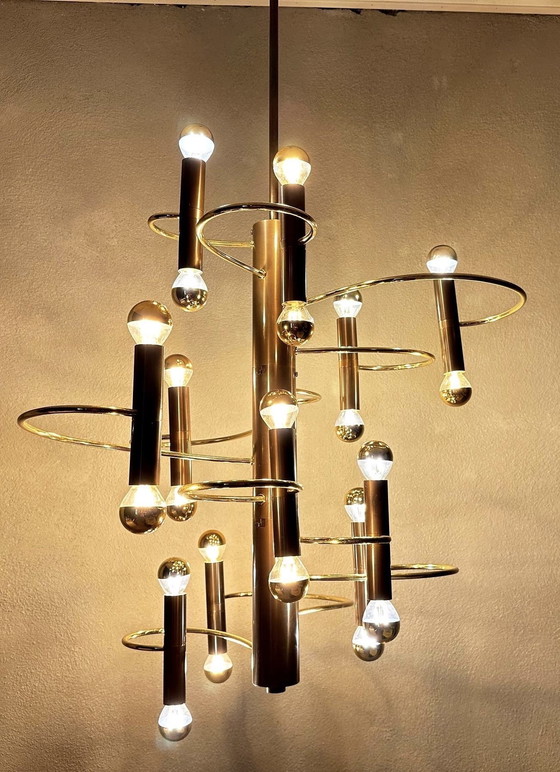 Image 1 of Lampe pendante vintage en spirale