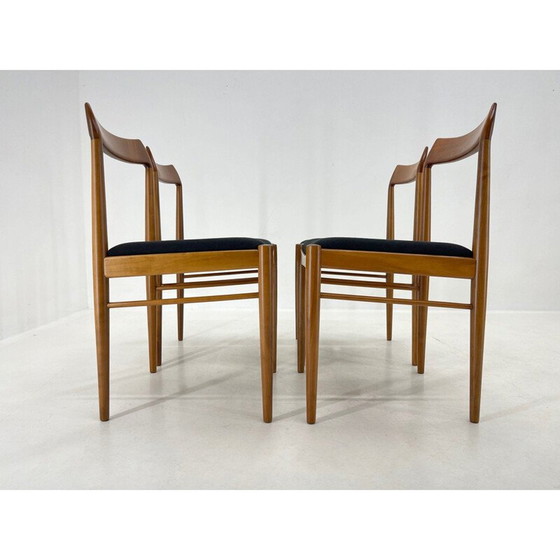 Image 1 of Ensemble de 4 chaises de salle à manger danoises vintage, années 1960