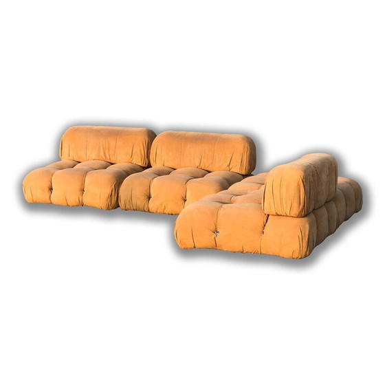 Image 1 of Ensemble de salon modulaire Camaleonda en Alcantara tabac vintage par Mario Bellini pour B&B Italia, 1972