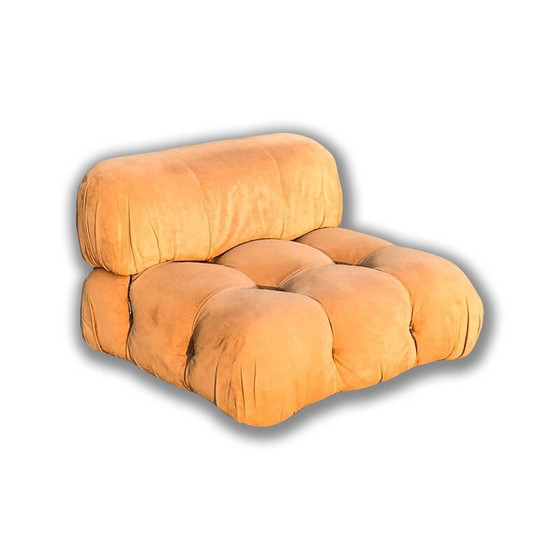 Image 1 of Ensemble de salon modulaire Camaleonda en Alcantara tabac vintage par Mario Bellini pour B&B Italia, 1972