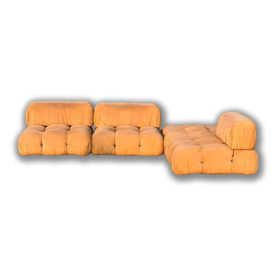 Image 1 of Ensemble de salon modulaire Camaleonda en Alcantara tabac vintage par Mario Bellini pour B&B Italia, 1972