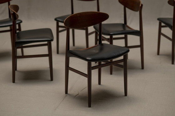 Image 1 of Ensemble de chaises de salle à manger Ejner Larsen & Aksel Bender Madsen