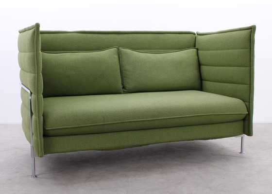 Image 1 of Vitra Alcove Bench Green