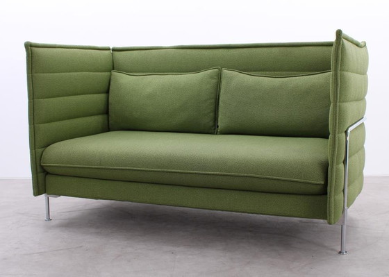 Image 1 of Vitra Alcove Bench Green