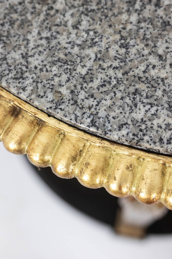 Image 1 of Console De Style Empire À Décor De Caryatides. Circa 1880.