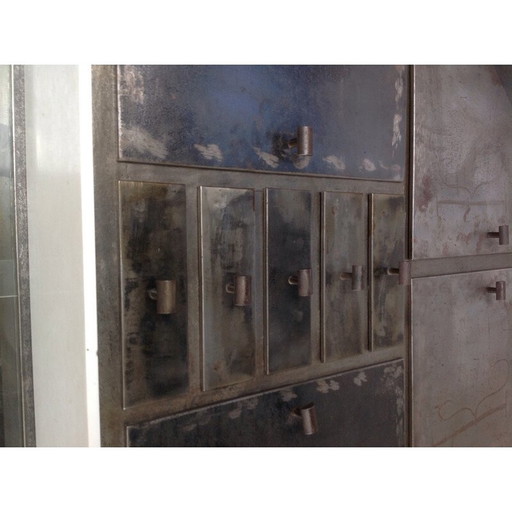 Commode vintage en fer, 1930