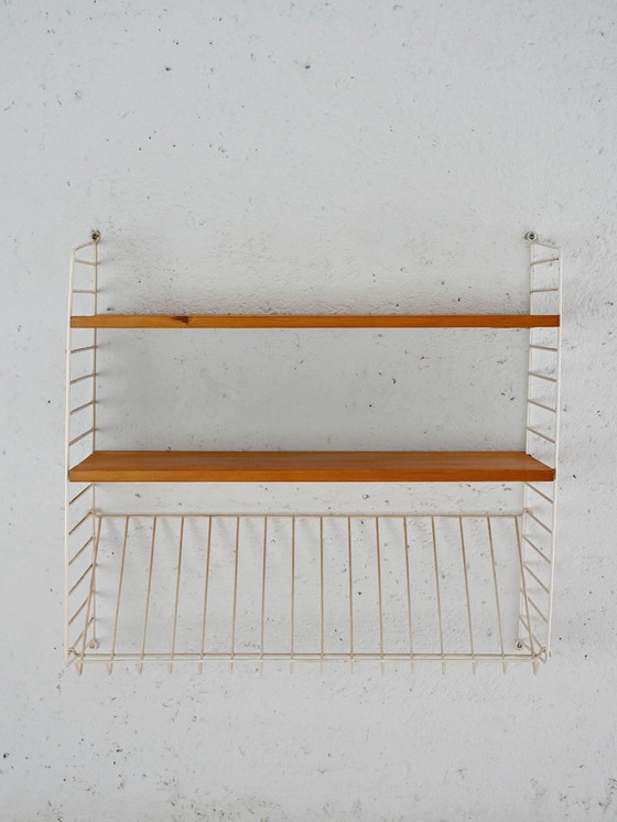 Image 1 of Étagères vintage avec cadre en métal