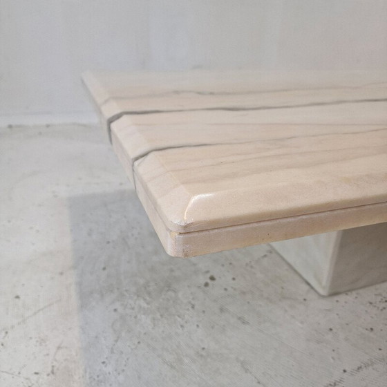 Image 1 of Table basse vintage en marbre, Italie 1980