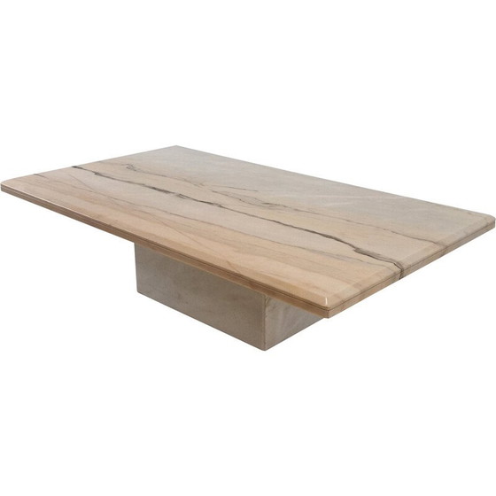 Image 1 of Table basse vintage en marbre, Italie 1980