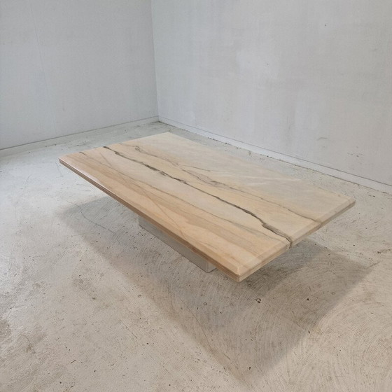 Image 1 of Table basse vintage en marbre, Italie 1980