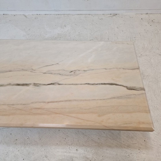 Image 1 of Table basse vintage en marbre, Italie 1980