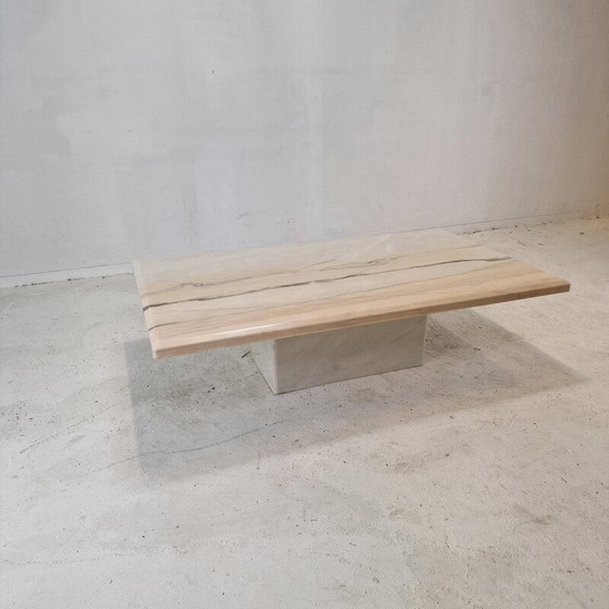 Image 1 of Table basse vintage en marbre, Italie 1980