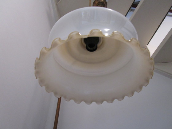 Image 1 of Magnifique grande lampe pendante ajustable des années 1940