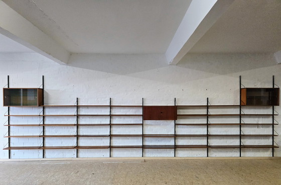 Image 1 of Rüster Mur d'étagères Poul Cadovius 60S 70S Mid Century Teak Unit Wall Vintage