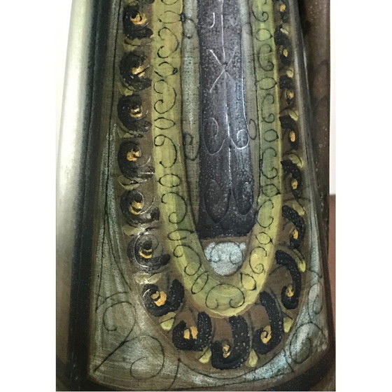 Image 1 of Pichet vintage en céramique émaillée de Jean de Lespinasse, France 1960