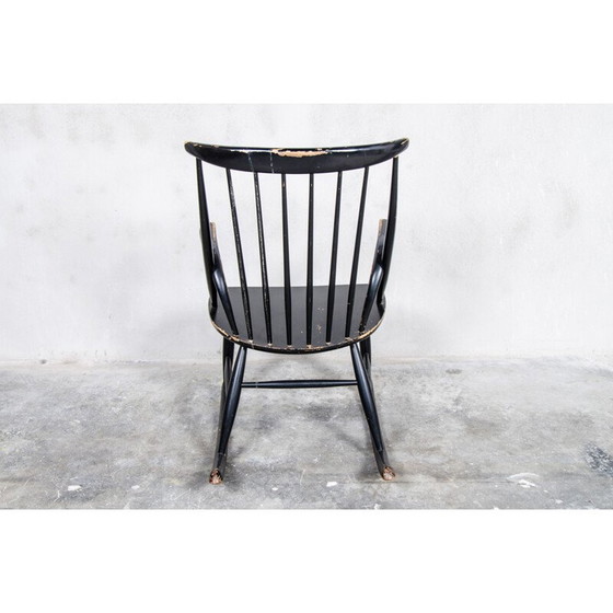 Image 1 of Chaise à bascule vintage par Illum Wikkelsø pour Niels Eilersen - années 1950