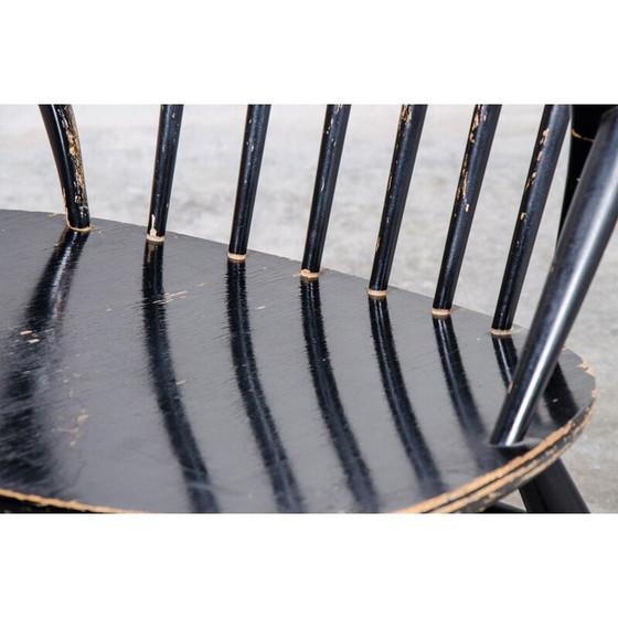 Image 1 of Chaise à bascule vintage par Illum Wikkelsø pour Niels Eilersen - années 1950