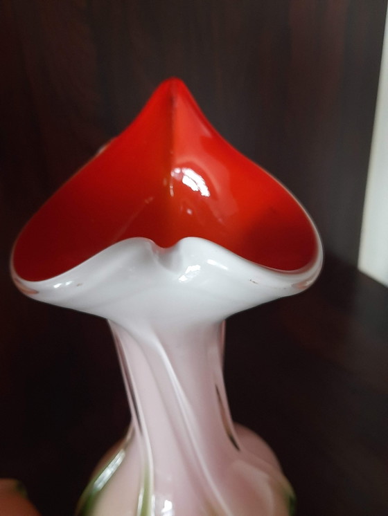 Image 1 of 2x Vase Murano Calla Lily