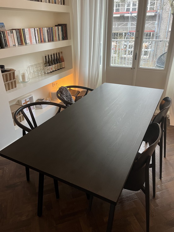 Image 1 of Hay Loop Stand Dining Table Black