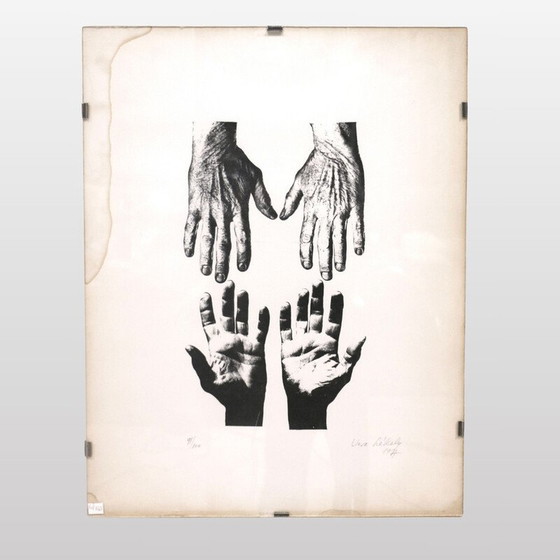 Image 1 of Lithographie vintage de Véra Székély, France 1977