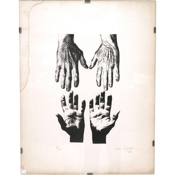 Image 1 of Lithographie vintage de Véra Székély, France 1977
