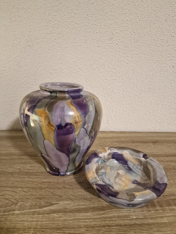 Image 1 of Vase et cendrier vintage en céramique