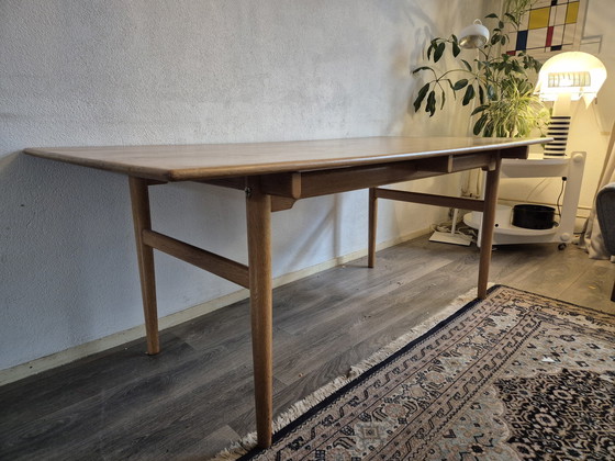 Image 1 of Original 60Ties Hans J Wegner For Andreas Tuck Denmark Dining Room Table At327