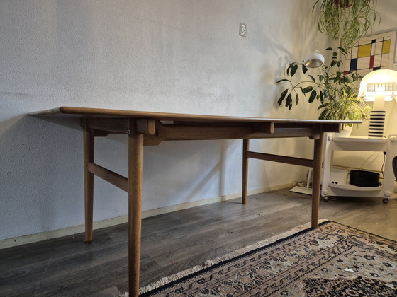 Image 1 of Original 60Ties Hans J Wegner For Andreas Tuck Denmark Dining Room Table At327