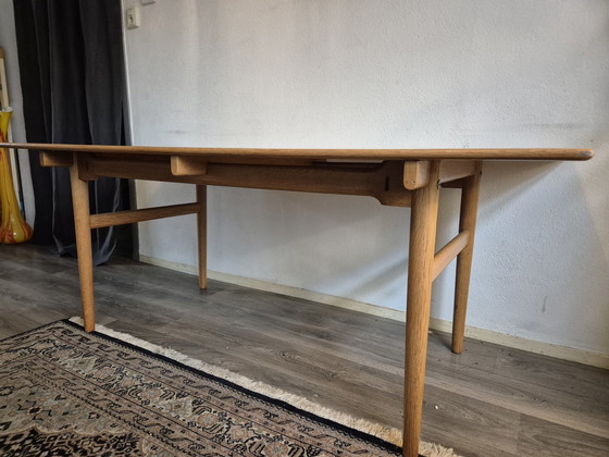 Image 1 of Original 60Ties Hans J Wegner For Andreas Tuck Denmark Dining Room Table At327