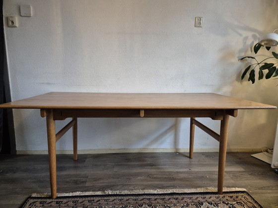 Image 1 of Original 60Ties Hans J Wegner For Andreas Tuck Denmark Dining Room Table At327