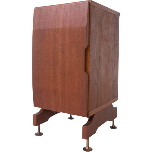 Coffre en bois vintage, Italie 1960