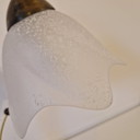 90s Snow Clock Lamp Lampe de bureau