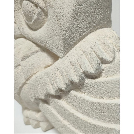 Image 1 of Hibou vintage en pierre sculptée, France 2010