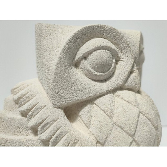 Image 1 of Hibou vintage en pierre sculptée, France 2010