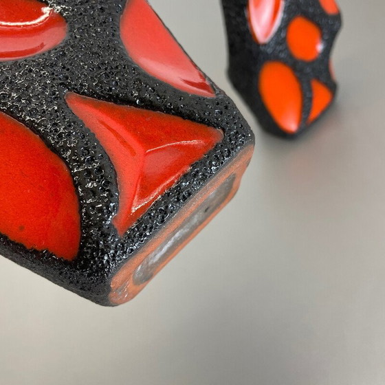 Image 1 of Paire de vases vintage en céramique de Roth Ceramics, Allemagne, années 1970