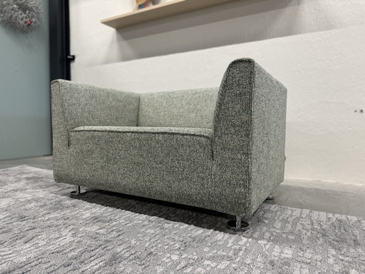 Gelderland 4800 Loveseat Sofa Salone Tissu Vert