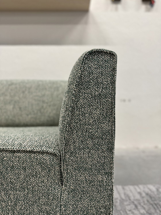 Image 1 of Gelderland 4800 Loveseat Sofa Salone Tissu Vert