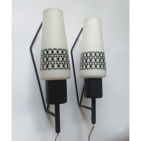 Image 1 of Paire d'appliques vintage 1960