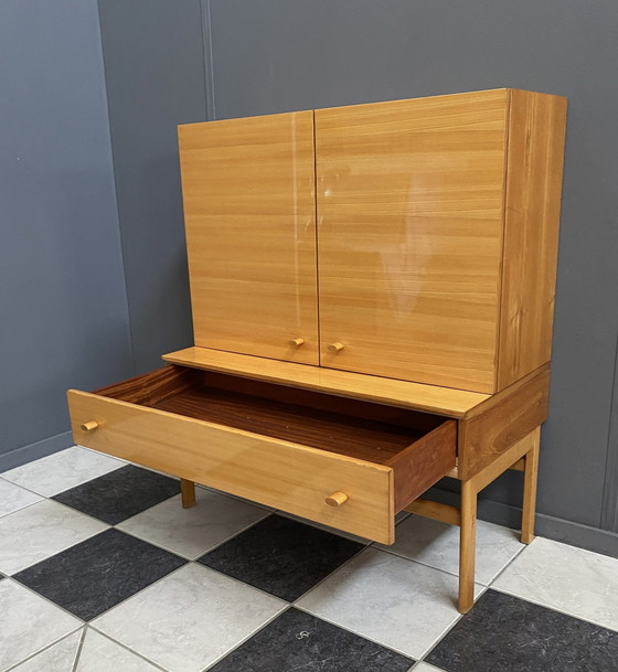 Image 1 of Jitona Highboard En Bois Brillant 1970S