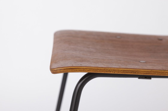 Image 1 of Ensemble de 6 chaises vintage en contreplaqué 1960S - German Design