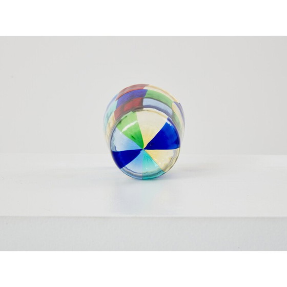 Image 1 of Ensemble de 6 gobelets vintage en verre de Murano, Italie 1980