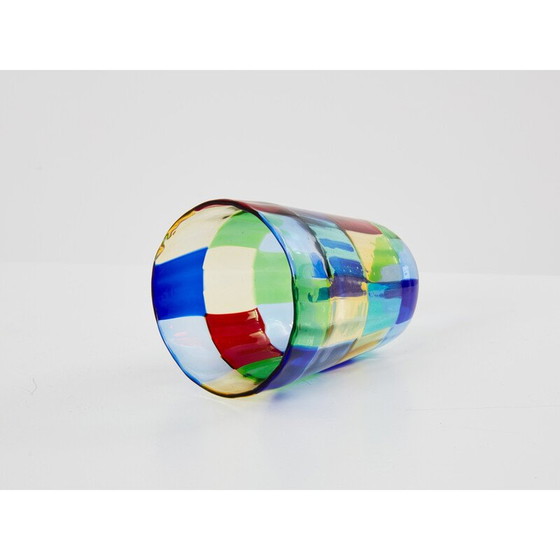 Image 1 of Ensemble de 6 gobelets vintage en verre de Murano, Italie 1980