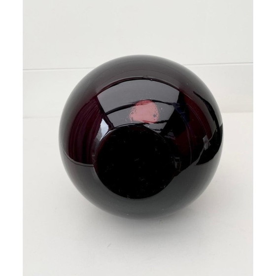 Image 1 of Vase vintage en verre violet "Saturnus" par Nanny Still, 1960s