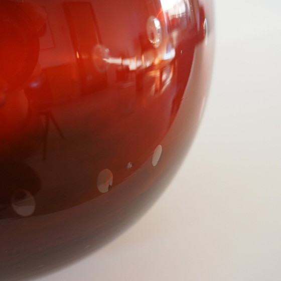 Image 1 of 1960S Mcm Signed Murano Ball Vase