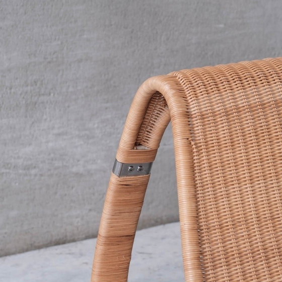 Image 1 of Chaise à bascule en rotin vintage par James Irvine pour Ikea, Suède 2002