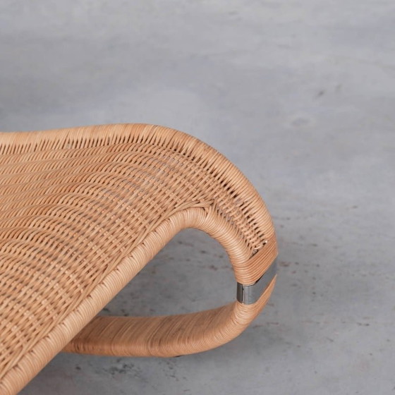 Image 1 of Chaise à bascule en rotin vintage par James Irvine pour Ikea, Suède 2002