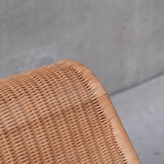 Image 1 of Chaise à bascule en rotin vintage par James Irvine pour Ikea, Suède 2002