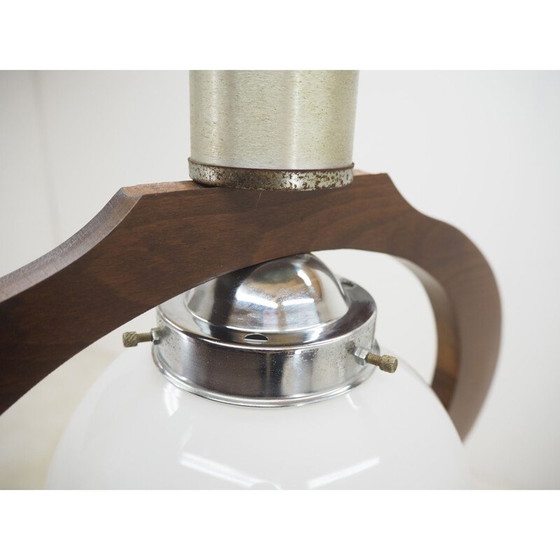 Image 1 of Lustre en verre du milieu du siècle, Italie années 1950