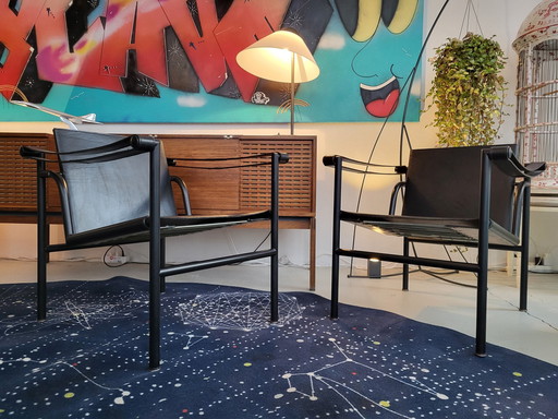 2X Cassina LC1 Fauteuil | Le Corbusier